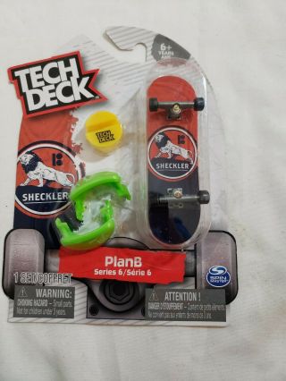 Tech Deck Series 6 Plan B Sheckler Lion Fingerboard Skateboard