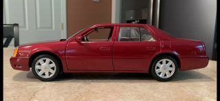 1/18 Maisto 2000 Cadillac Deville Dts Garnet Red Metallic Custom Build Read