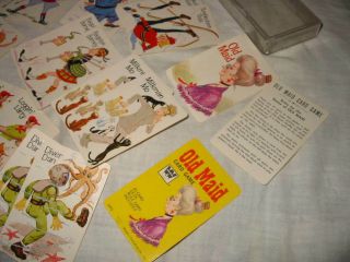 VINTAGE OLD MAID CARD GAME WHITMAN WESTERN PUBLISHING CO.  INC.  USA 3