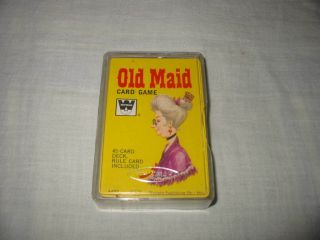 VINTAGE OLD MAID CARD GAME WHITMAN WESTERN PUBLISHING CO.  INC.  USA 4