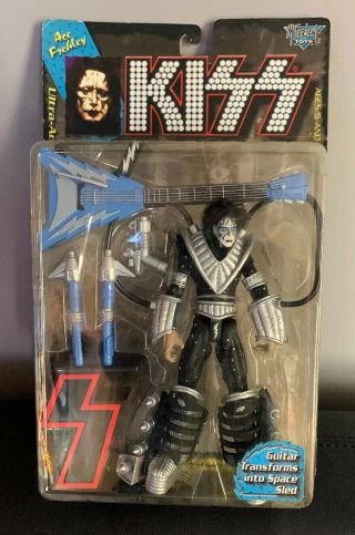 1997 Kiss Ace Frehley Ultra Action Figure By Mcfarlane Toys.