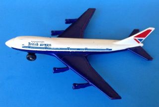 Vintage Matchbox British Airways 747 Lesley Skybusters Sb - 10 1973 Metal Diecast