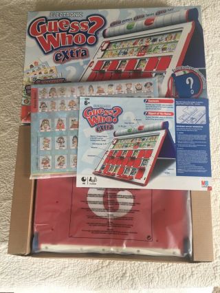 2008 Milton Bradley Electronic Guess Who? Extra Game Complete