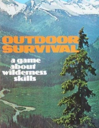 Avalon Hill Boardgame Outdoor Survival (1st Printing) Box Vg,