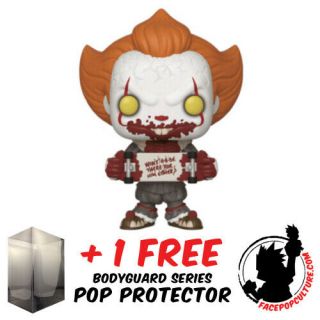 Funko Pop Vinyl It Chapter 2 Pennywise With Skateboard Exclusive,  Pop Protector