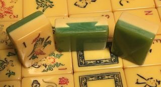 One Green Dovetail Bakelite Mahjong Mah Jongg Tile Your Pick