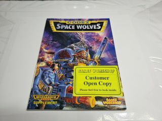 Games Workshop Warhammer 40k Codex: Space Wolves 2nd Ed 1994