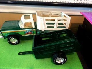 Vintage Nylint Farm Truck And Trailer