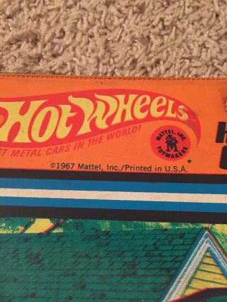 Hot Wheels 1967 Pop - Up House And Carport By Mattel.  No Car