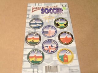 Soccer International Pogs Complete Set Of All Serie By C.  Clarke And Assoc.  1993