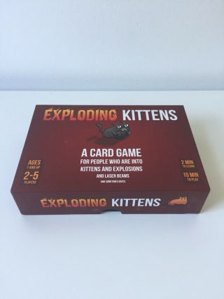 Exploding Kittens - A Card Game Cards Still In Packages