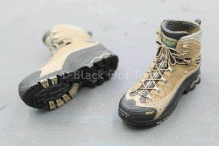 1/6 Scale Toy US Navy - NSW Marksman - Black & Tan Combat Boots (Peg Type) 2