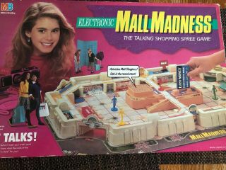 Vintage Mall Madness Electronic Board Game 1980s