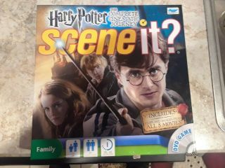 Harry Potter Complete Cinematic Journey Scene It? Dvd Game 2011 100 Complete