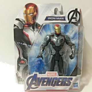 Avengers Endgame Mcu Iron Man 6in Action Figure Quantum Team Suit