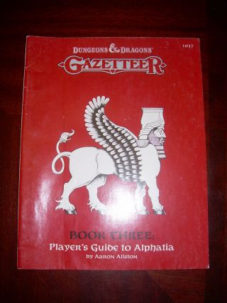 Dungeons And Dragons Gazetteer Book Three: Player 