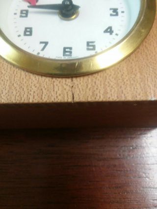 Mechanical Analog Chess Clock Timer - Wind - Up - Tan West Germany 4
