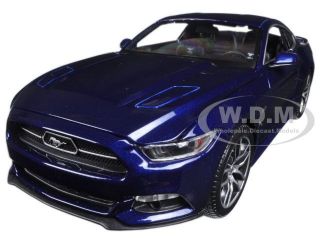 Nobox 2015 Ford Mustang Gt Blue Exclusive Edition 1/18 Diecast By Maisto 38133