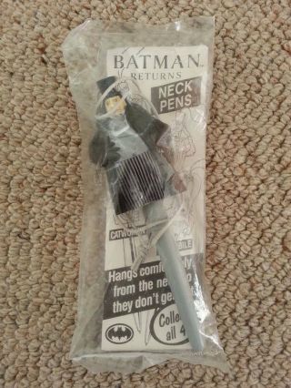 Batman Returns Penguin Neck Pen 1992