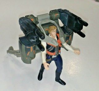 Star Wars Kenner Han Solo Deluxe Figure Smuggler Flight Pack Complete Potf 1996
