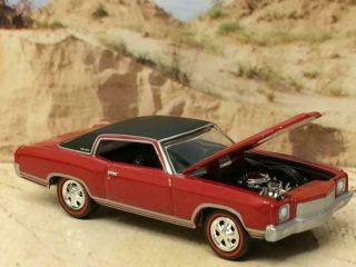1st Gen 1970–1972 Chevrolet Monte Carlo V - 8 Big Block 1/64 Scale Limited Edit U3
