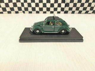 Rio 1963 Volkswagen Beetle Polizei German - Swiss Police Car - Green - 1:43 W/case&box