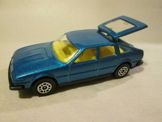 1978 Corgi Juniors Metallic Blue Rover 3500 Car 8 - Gt.  Britain  3.  500