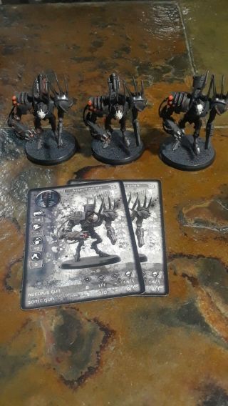 At - 43 28mm Therian Assault Goliath X3 W/cards Rackham