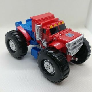 Transformers Playskool Heroes - Rescan Rescue Bots - Optimus Prime Monster Truck
