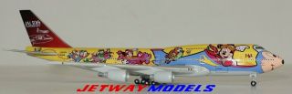 Used: 1:500 Netmodels Jal Japan Airlines Boeing 747 - 400 Model Airplane Nm0030