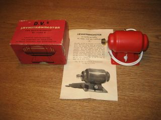 D.  V´s LegetØj - Denmark - Vintage 4,  5 Volt Electric Engine W/ Box - 1950/60.
