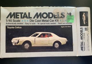 Tomy " Metal Models " Toyota Celica 1:45 Diecast Metal Car Kit Bag