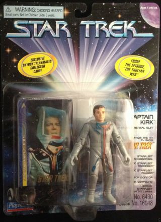 5 " Classic Star Trek Anniversary Figure - Kirk / Environmental Suit - Playmates