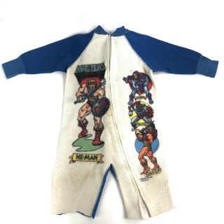 Vintage Vtg 80s Masters Of The Universe Pajamas 2t Rare Skeletor He Man (18)