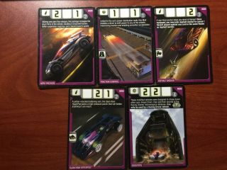 Hot Wheels Acceleracers Trading Cards 5x Mod Cards