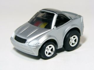 Takara Tomy Choro - Q Hg Mercedes - Benz Slk Type Silver Pullback Miniature Car