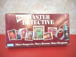 Parker Bros.  " Clue Master Detective " Game 1988 Ages 10,  3 - 10 Players 100