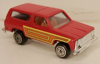 Kidco 1973 - 1980 Chevrolet Blazer K5 Red Chevy Suv 1/64 Scale