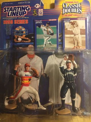 Nolan Ryan Walter Johnson Classic Doubles Starting Lineup 1998 In Package