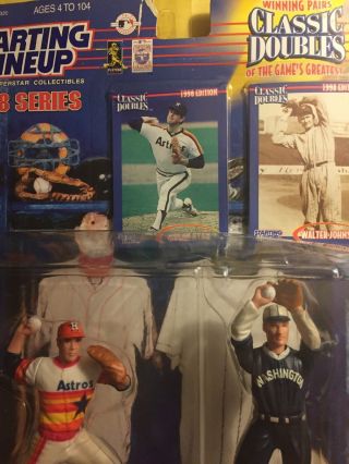 Nolan Ryan Walter Johnson CLASSIC DOUBLES STARTING LINEUP 1998 In Package 5