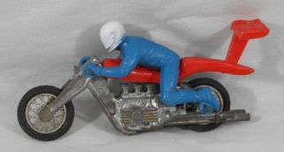 Vintage 1971 Mattel Hot Wheels Redline Rrrumblers High Tailer With Rider