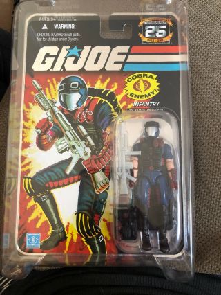 G I Gi Joe 25th Anniversary Cobra Infantry Viper Figure
