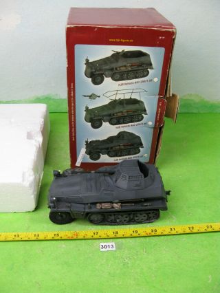 Vintage Hjb Metal German Half Track Military Vehicle Collectable Toy 3013