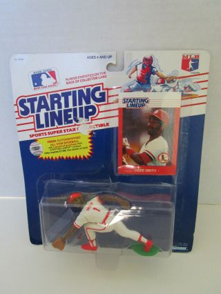 1988 Baseball Starting Lineup Figure Rookie Card Ozzie Smith St.  Louis Cardinals