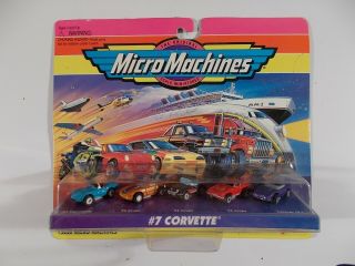 Galoob Micro Machines 7 Corvette Set