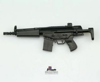 1:6 Scale 4d Assembled Weapon Gun Model Carbine Gun Hk53 Model Toy Gifts