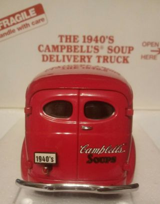 Danbury 1940 ' s Campbell ' s Soup Delivery Truck 1:24 scale 3
