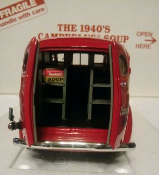 Danbury 1940 ' s Campbell ' s Soup Delivery Truck 1:24 scale 4