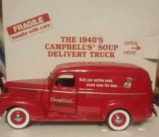 Danbury 1940 ' s Campbell ' s Soup Delivery Truck 1:24 scale 5