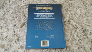 AD&D Dragonlance Adventures Hardcover 1st Edition 1987 TSR by Tracy Hickman OOP 2